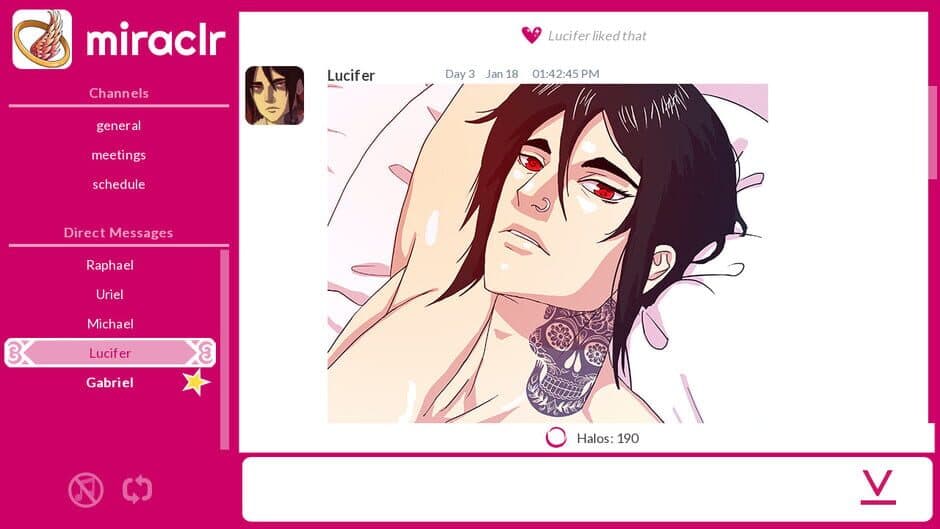 Miraclr: Divine Dating Sim screenshot 1