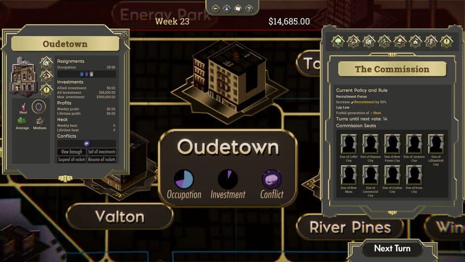 The Commission: Organized Crime Grand Strategy screenshot 6