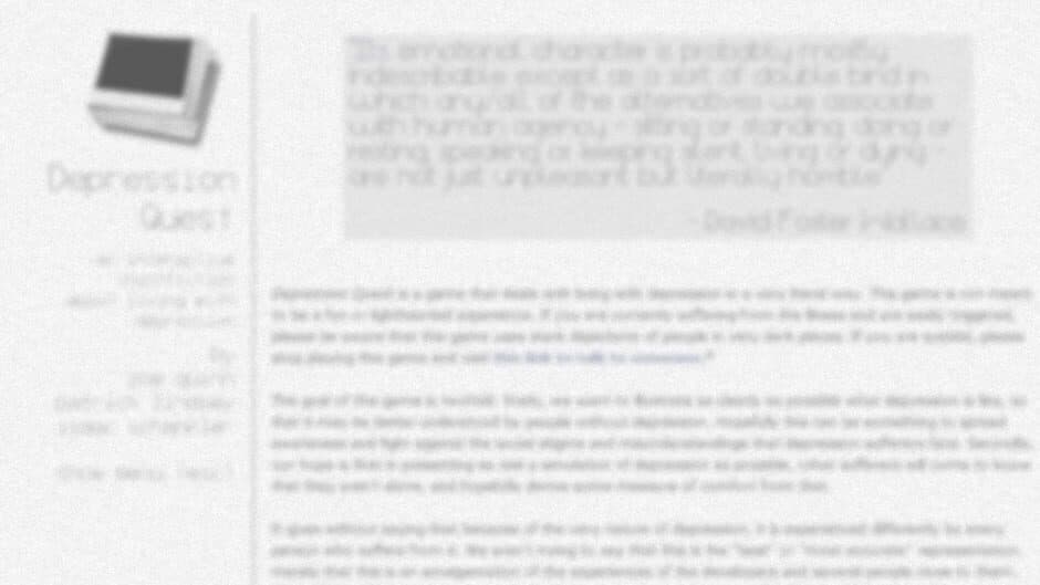 Depression Quest screenshot 4