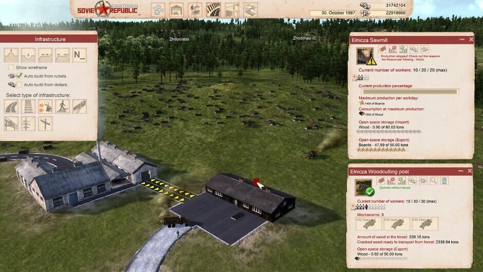 Workers & Resources: Soviet Republic screenshot 2