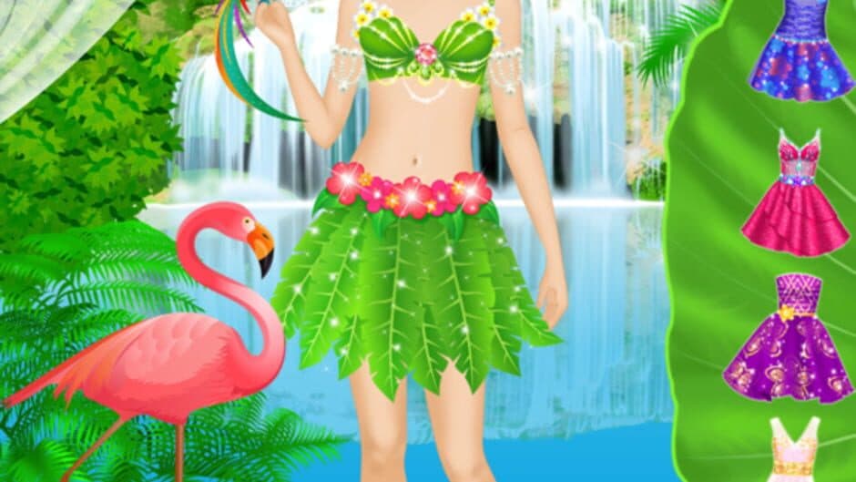 Tropical Princess - Makeup and Dressup Salon Game screenshot 2