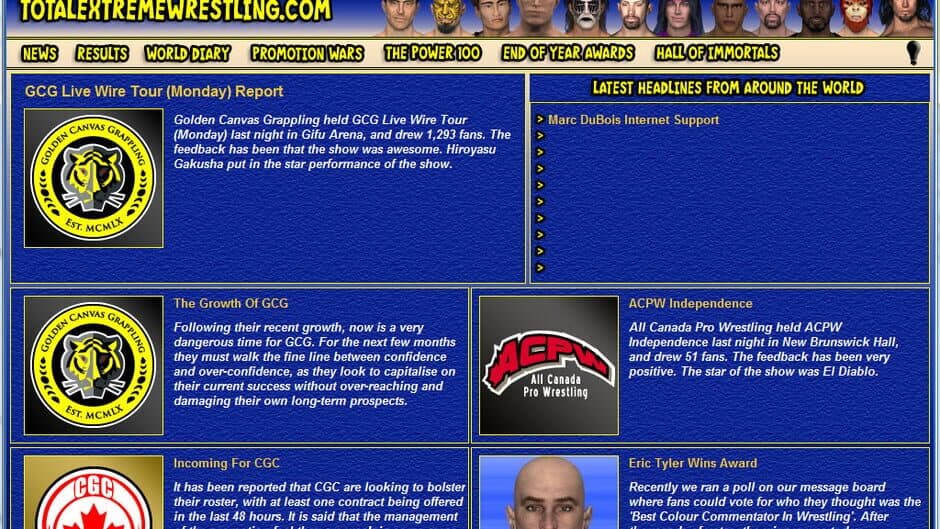 Total Extreme Wrestling 2010 screenshot 2
