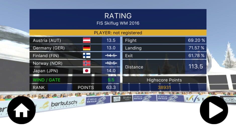 Kulm Skiflug WM 2016 screenshot 1