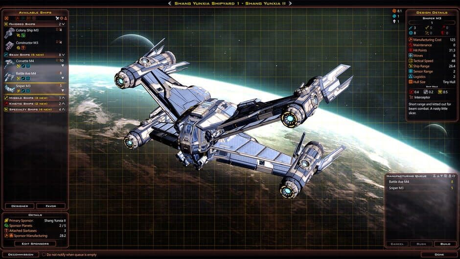 Galactic Civilizations III: Crusade screenshot 5