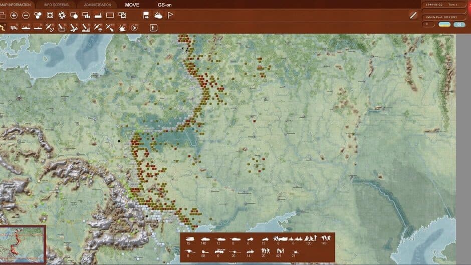 Gary Grigsby's War in the East screenshot 1