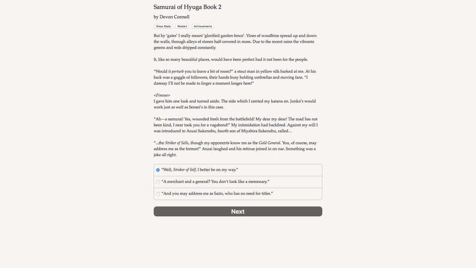 Samurai of Hyuga Book 2 screenshot 2