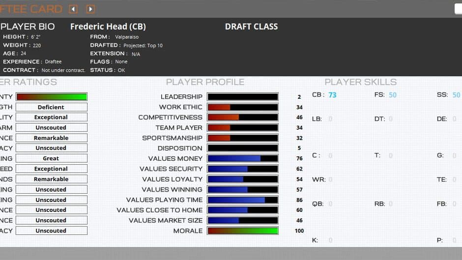 Draft Day Sports: Pro Football 2018 screenshot 6