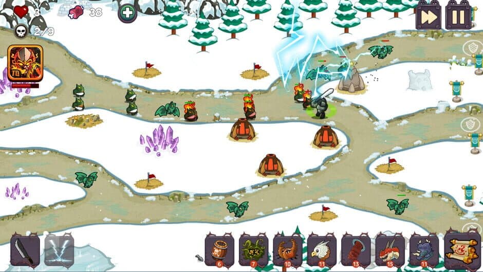 Tower Defense - Fantasy Tower Game screenshot 1