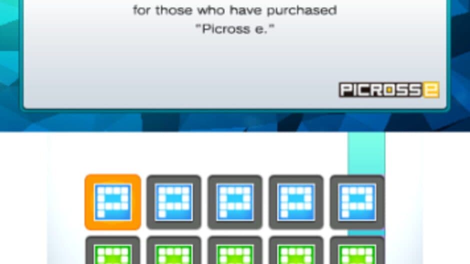 Picross e7 screenshot 3