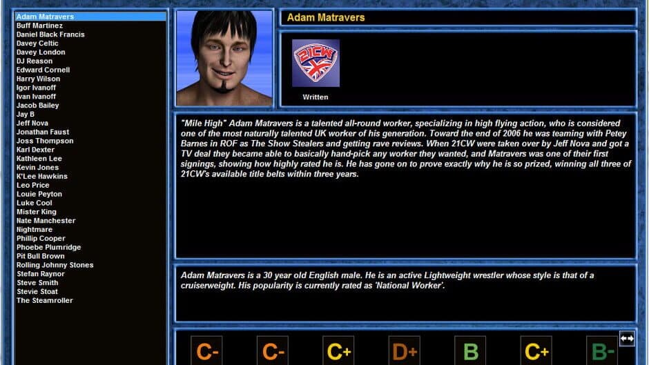Total Extreme Wrestling 2010 screenshot 4