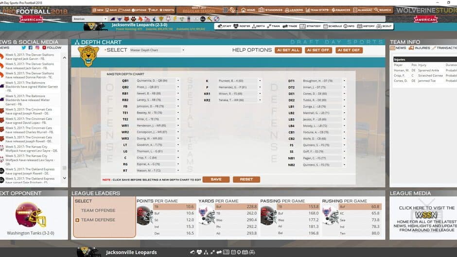 Draft Day Sports: Pro Football 2018 screenshot 3