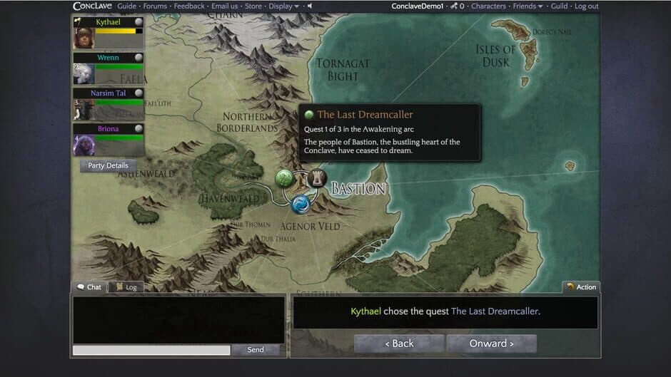 Conclave screenshot 2