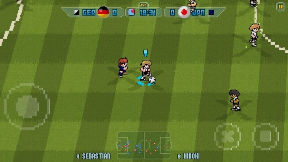 Pixel Cup Soccer 16 screenshot 1