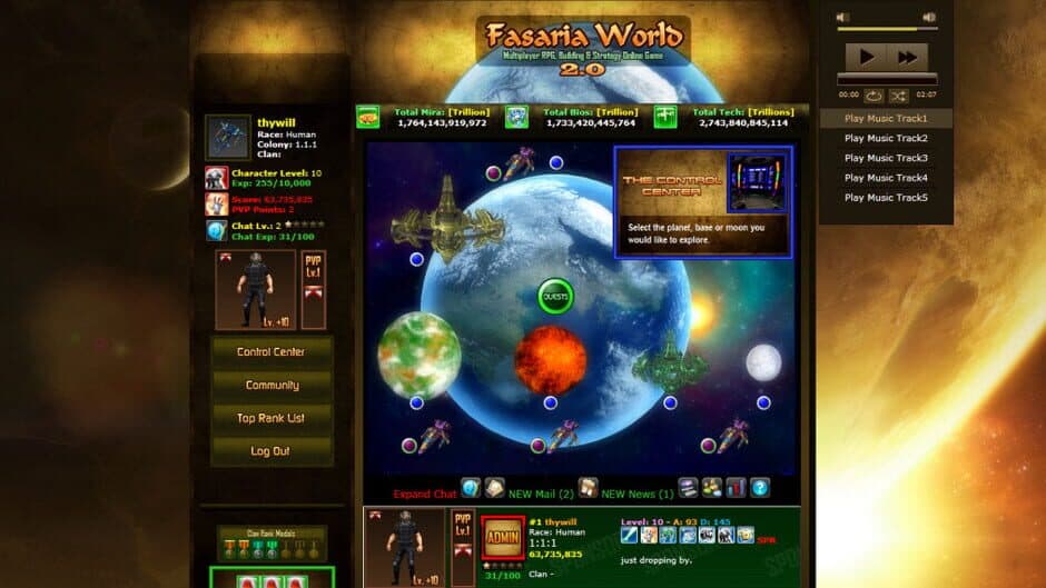 Fasaria World Online screenshot 1
