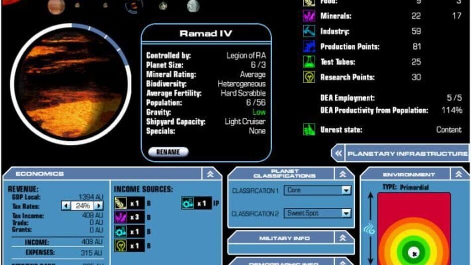 Master of Orion III screenshot 1