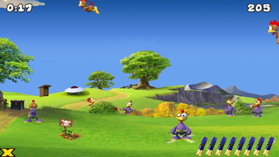 Crazy Chicken: Invasion screenshot 1