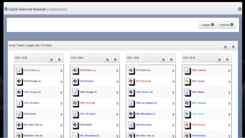 Digital Diamond Baseball screenshot 1