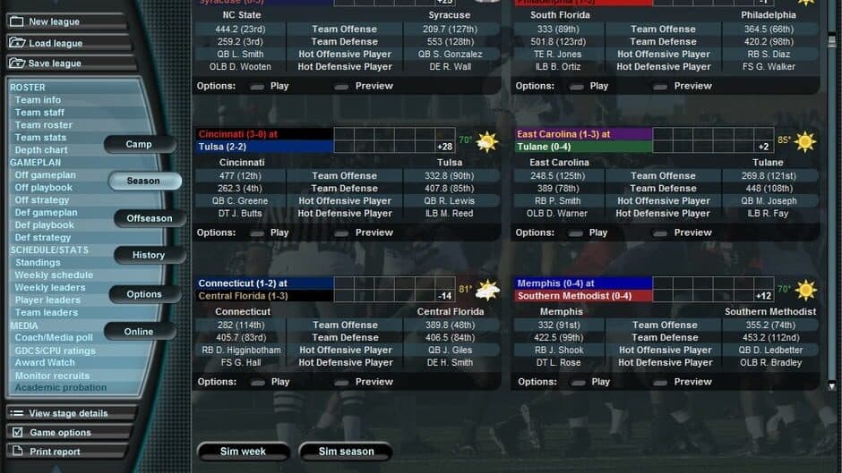 Bowl Bound College Football screenshot 3