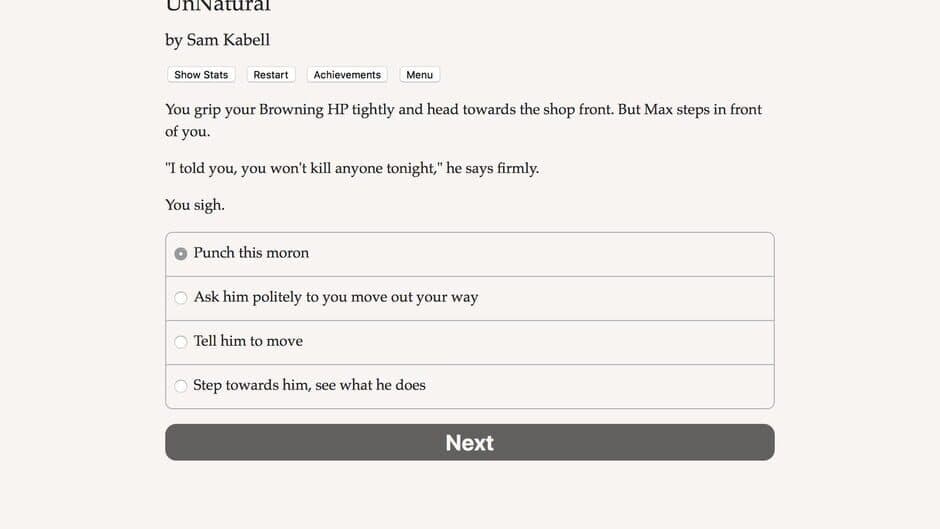 Unnatural screenshot 4