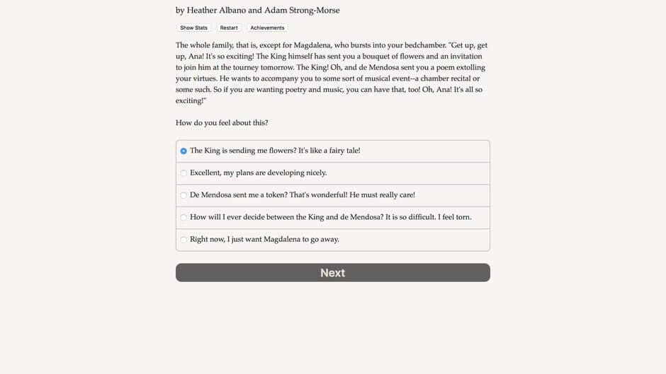 Affairs of the Court: Choice of Romance screenshot 1