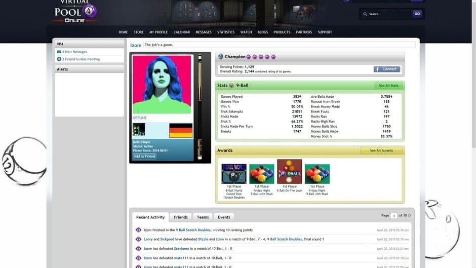 Virtual Pool 4 Online screenshot 2