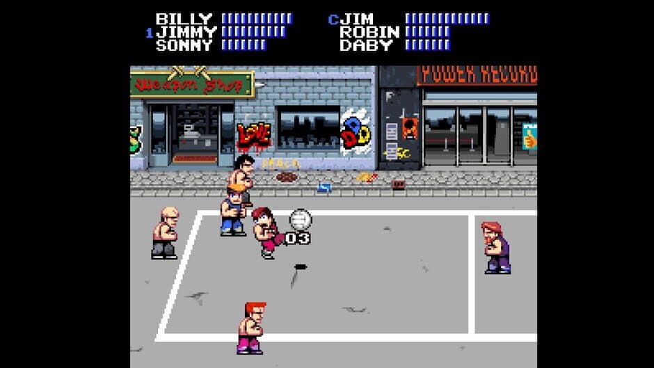 Double Dragon Dodgeball screenshot 2