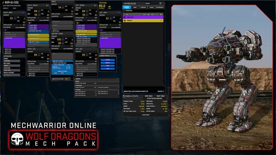 MechWarrior Online: Wolf Dragoons Mech Pack screenshot 4