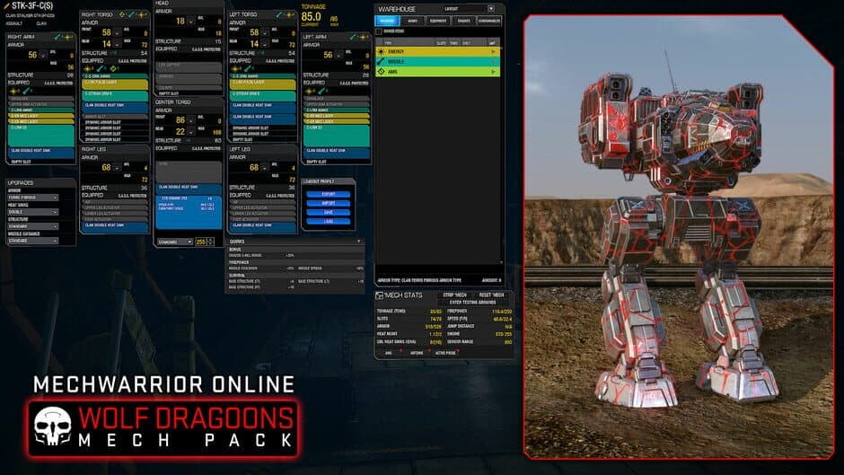 MechWarrior Online: Wolf Dragoons Mech Pack screenshot 6