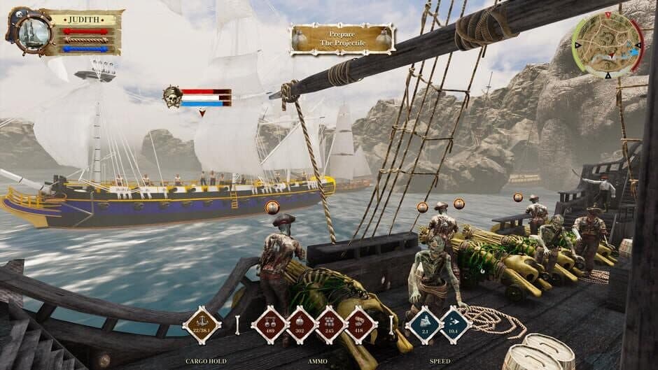 Pirate Simulator: Corsair Skull & Sails screenshot 1