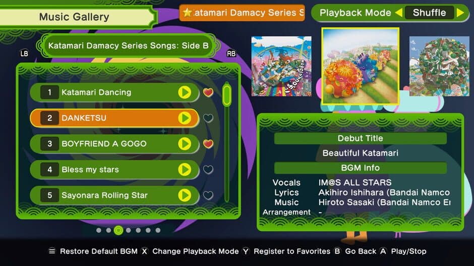 Once Upon a Katamari: Katamari Damacy Series Songs - Side B screenshot 1