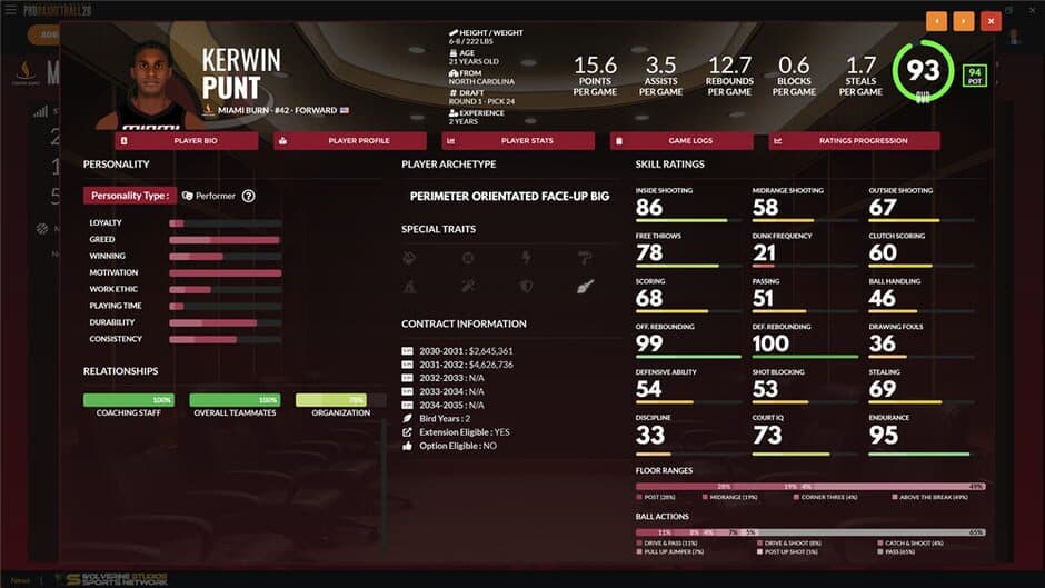 Draft Day Sports: Pro Basketball 26 screenshot 2