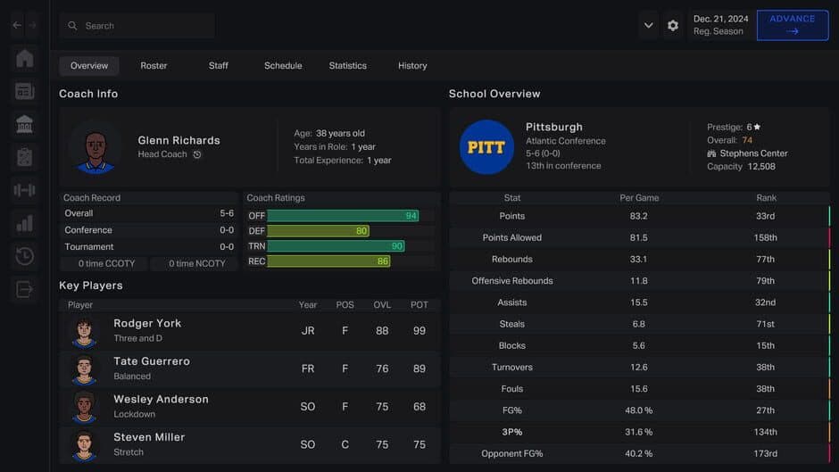 Campus Legends College Basketball screenshot 2