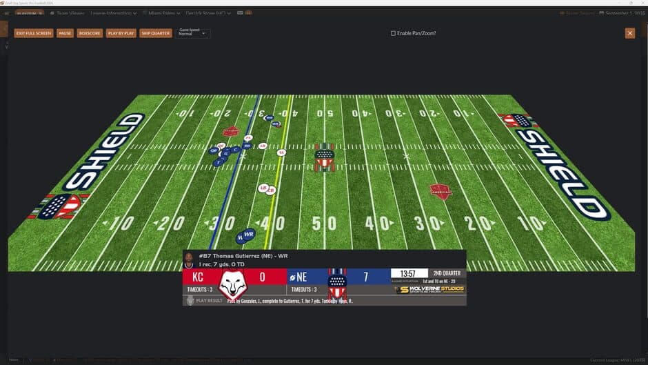 Draft Day Sports: Pro Football 26 screenshot 1