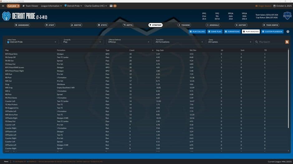 Draft Day Sports: Pro Football 26 screenshot 2