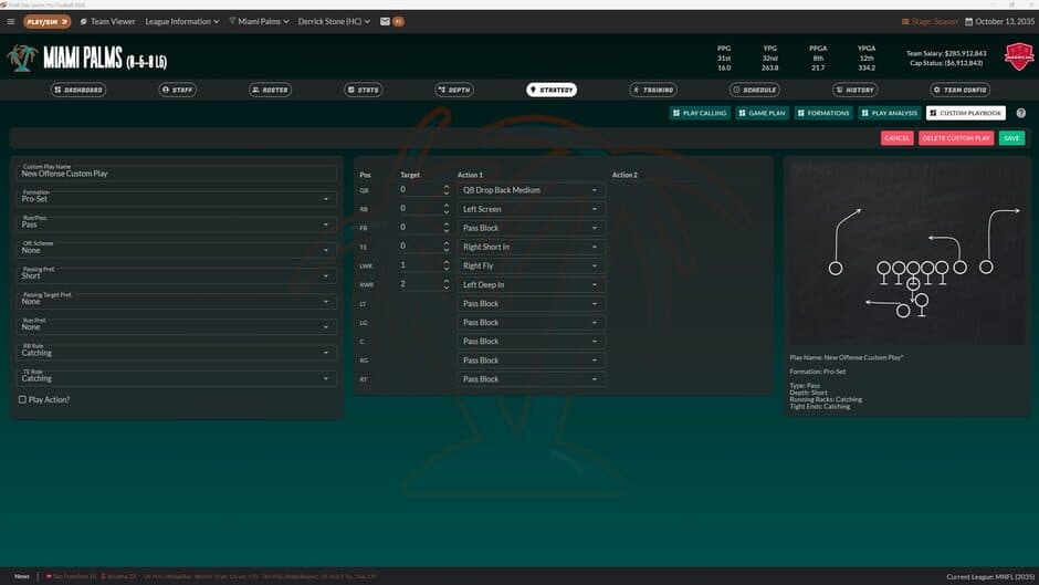 Draft Day Sports: Pro Football 26 screenshot 4