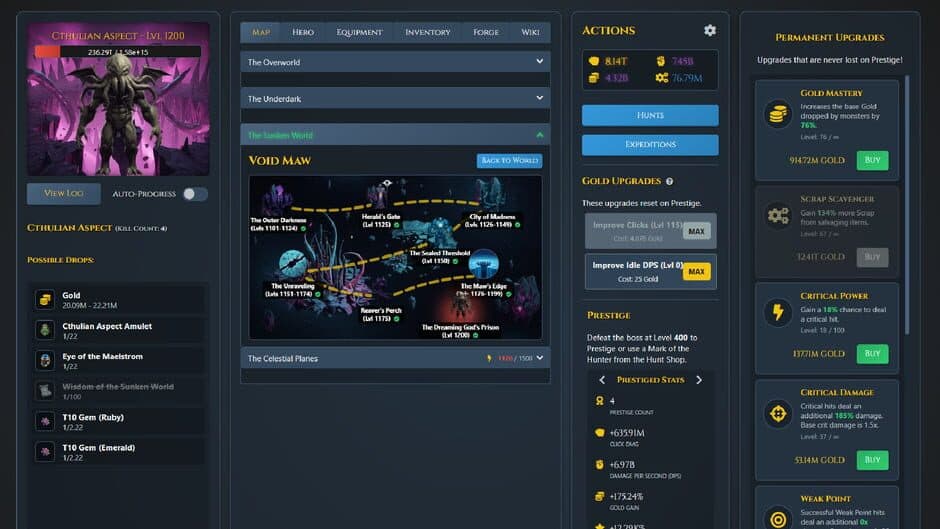 Idle looter screenshot 1