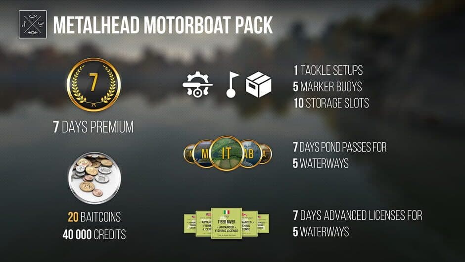 Fishing Planet: Metalhead Motorboat Pack screenshot 1