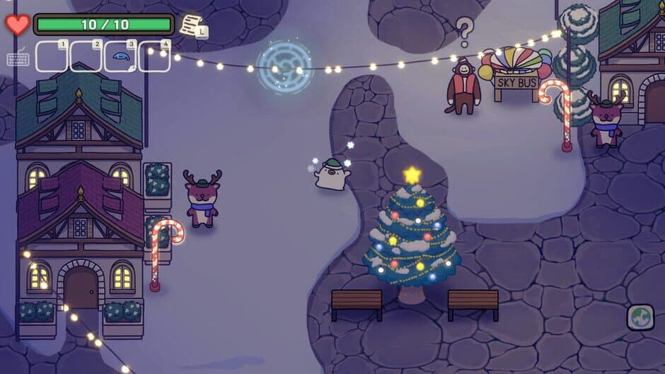 Ogu and the Secret Forest: Winter Festival Blast screenshot 2