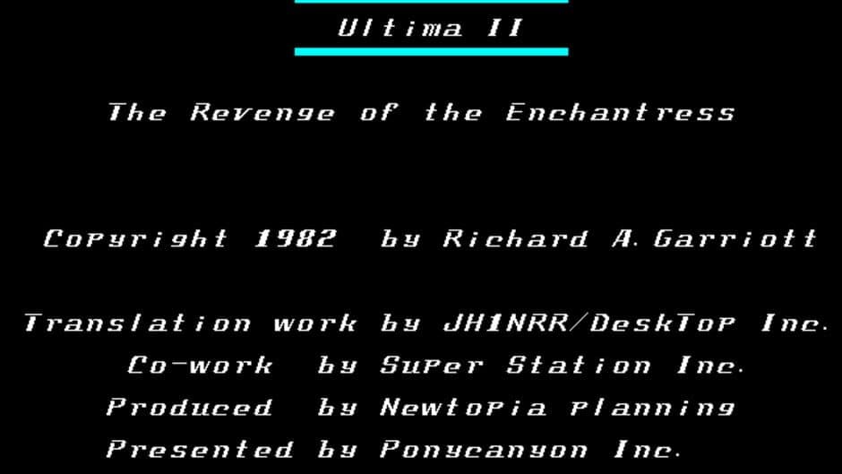 Ultima II: The Revenge of the Enchantress screenshot 5