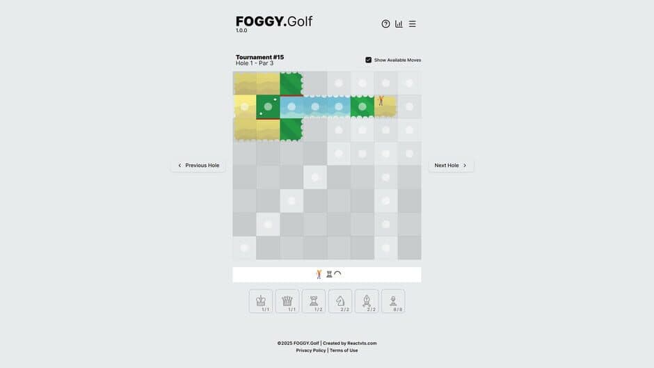 Foggy Golf screenshot 1