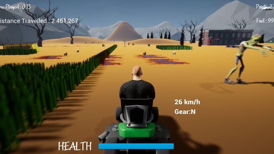 Lawnmower Game: Zombies screenshot 1