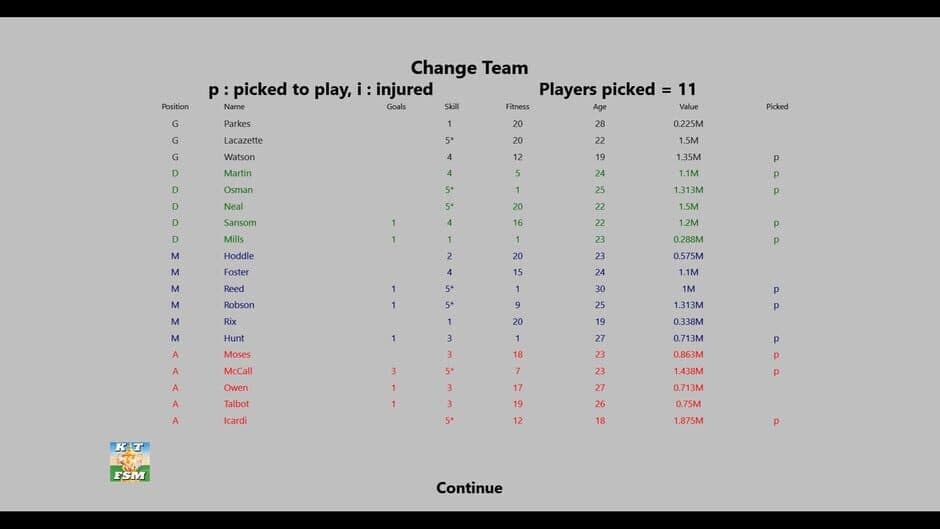 Kevin Toms Football Star Manager screenshot 6