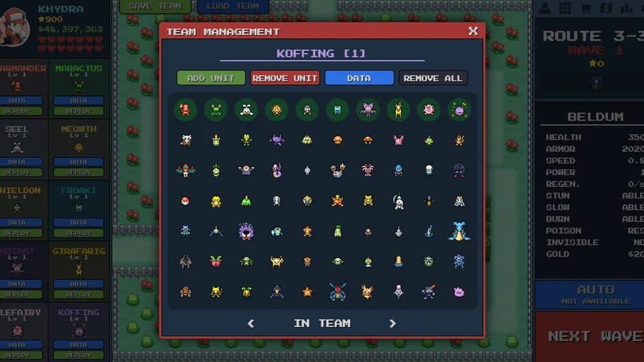 PokéPath TD screenshot 1