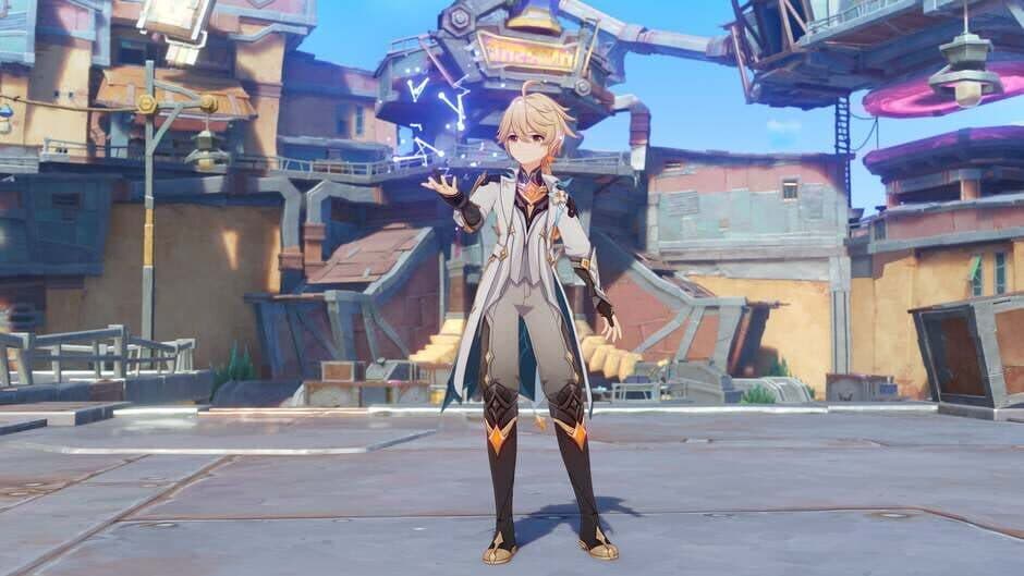 Genshin Impact: A Traveler on a Winter's Night screenshot 4