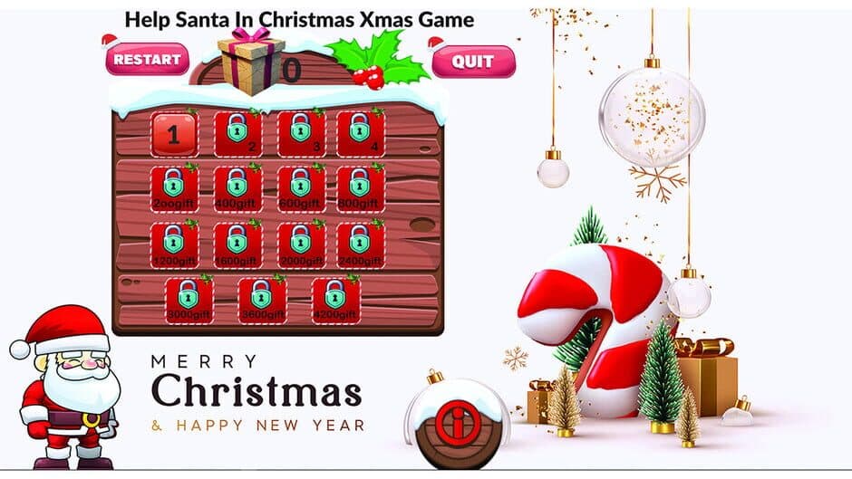 Help Santa In Christmas Xmas Game screenshot 1