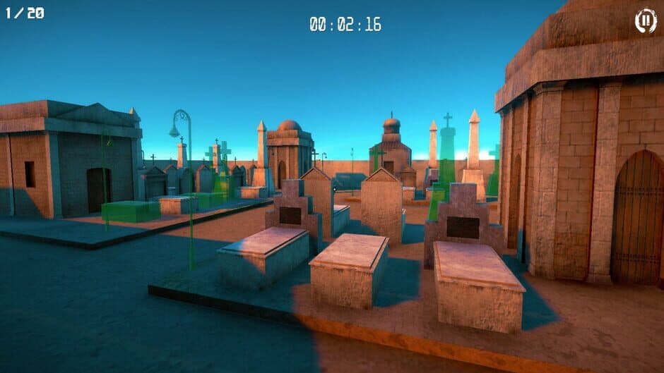 3D Puzzle: Colonial Graveyard screenshot 1