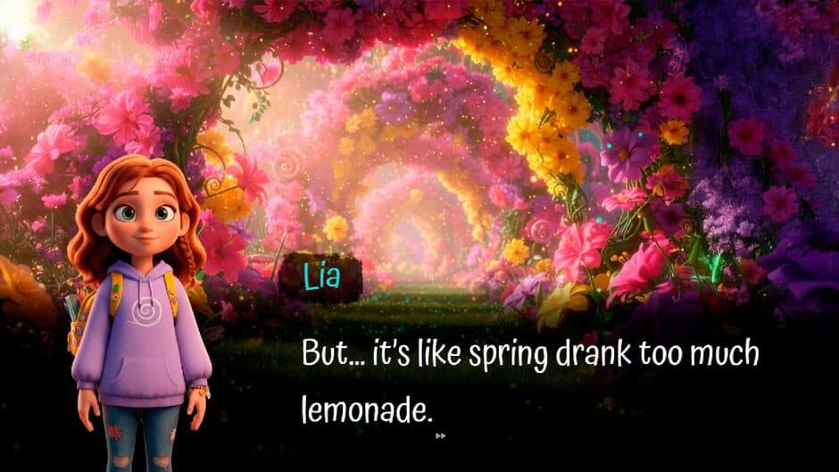 Lia and the Train of the Seasons screenshot 1