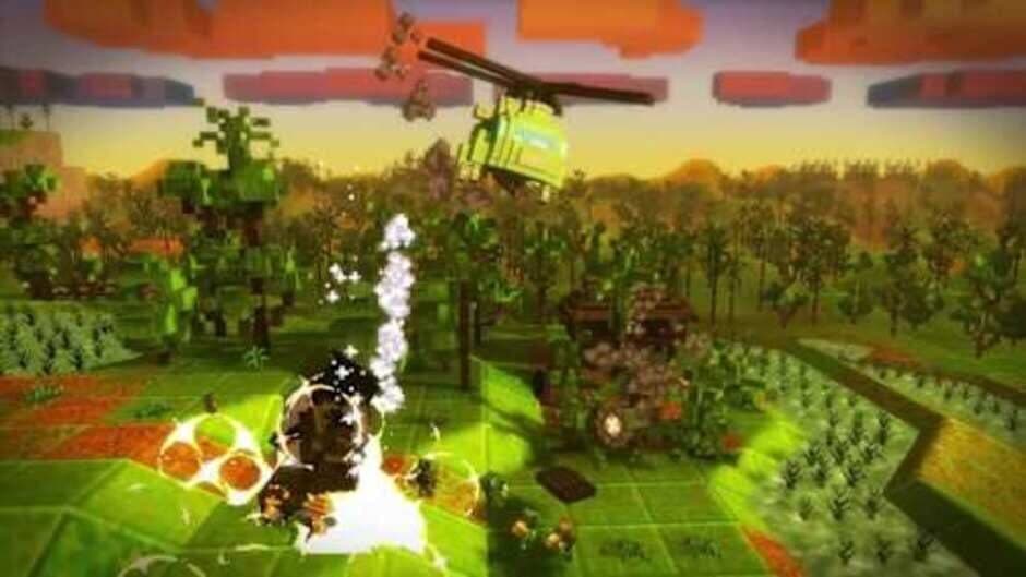 Blocky Heli Rescue screenshot 1