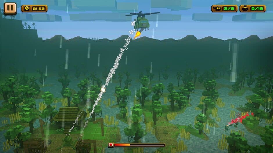 Blocky Heli Rescue screenshot 5