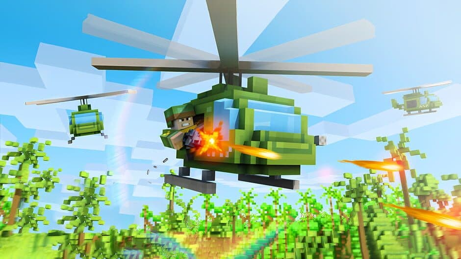 Blocky Heli Rescue screenshot 6